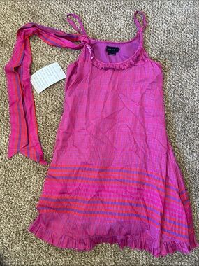 Hatch - Purple and Pink Plaid Dress - Medium